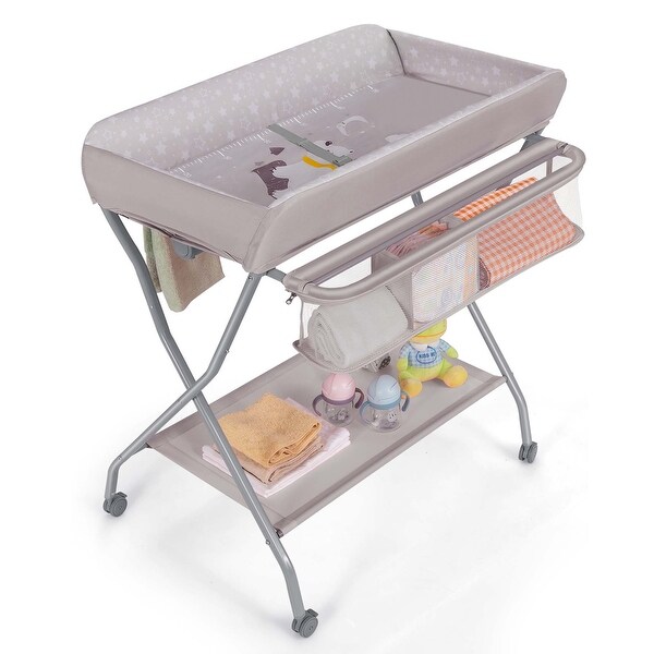 Baby Changing Table Folding Diaper Changing Station w Safety Belt See Details On Sale Bed Bath Beyond 35386624