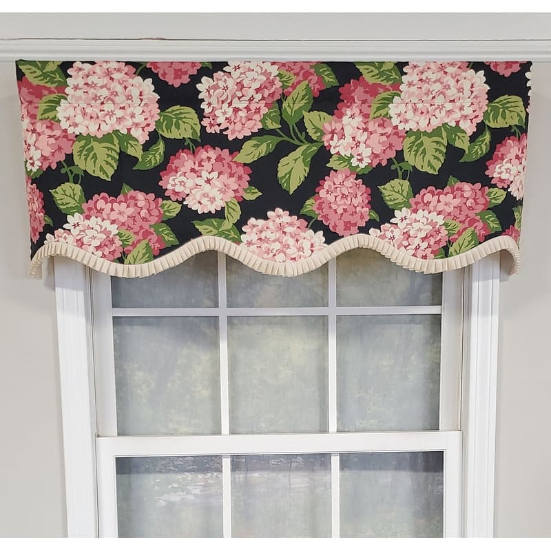 RLF Home Design Summerwind Provance Window Valance - Pink