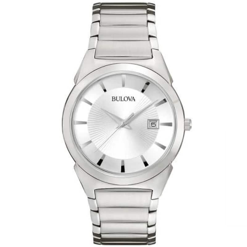 Bulova Men's Classic Silver Dial Watch - 96B015 - 6 (36)