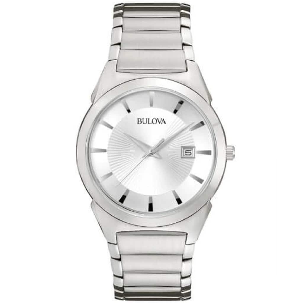 Bulova Men's Classic Silver Dial Watch - 96B015 - 6 (36)
