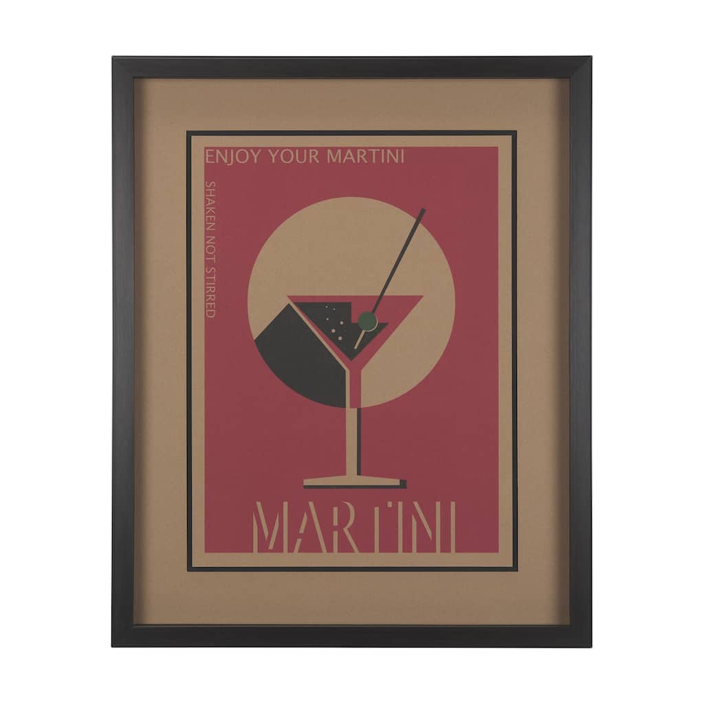 Martini Framed Art Print