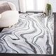 preview thumbnail 17 of 98, SAFAVIEH Craft Clytie Modern Abstract Marble Pattern Rug 10'6" x 14' - Grey/Green - Rectangle