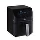 preview thumbnail 2 of 23, Uber Appliance Air fryer XL Deluxe - 5Qt Digital Display - Ceramic Non stick Non Toxic - 5 Quart