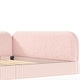 preview thumbnail 126 of 124, Bonwell Upholstered Teddy Fleece Montessori Floor Bed with Half-Enclosed & Curved Guardrails for Kids by GDFStudio