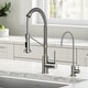 preview thumbnail 10 of 107, Kraus Purita Drinking Water Dispenser Beverage Kitchen Faucet FF-100 - 12" H with Bolden kitchen faucet KPF-1610 - SFS - Spot Free Stainless Steel