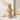 Brown Rattan Handmade Woven Tapered Fluted Decorative Vase