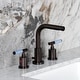preview thumbnail 17 of 34, Kingston Brass Synchronous Two-Handle 3-Hole Deck Mount Widespread Bathroom Faucet with Brass Pop-Up Drain