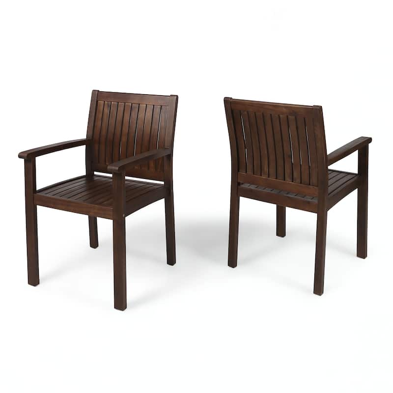 outdoor DINING CHAIR [SET OF 2 PCS]