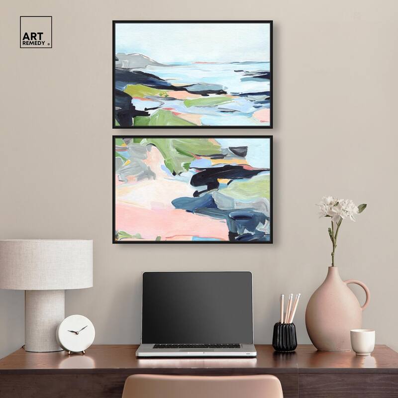 Between Seasons I Canvas Set of 2 by Art Remedy