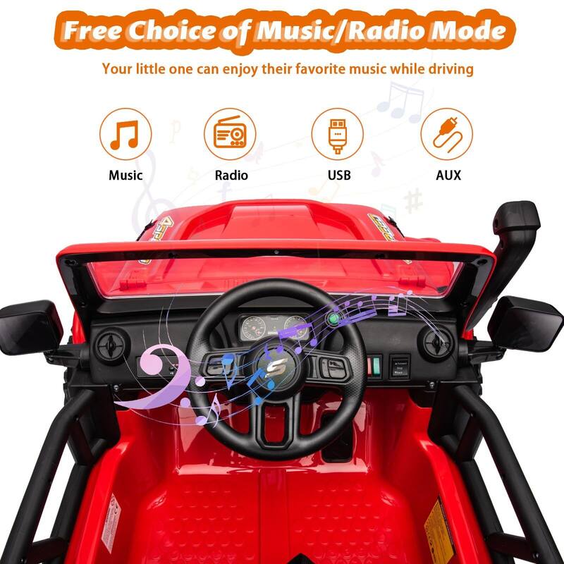 Ride on Car 12V Truck for Kids & Parents