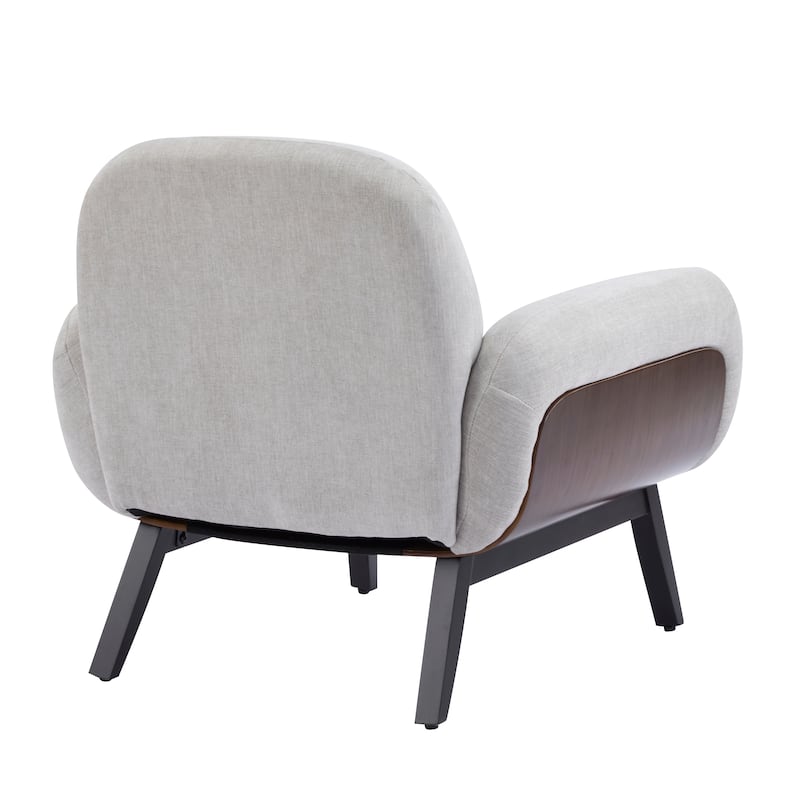 Christopher Knight Home -Daniel Solid Wood And Fabric Armchair