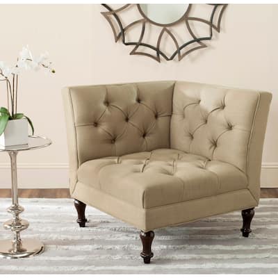 Safavieh Jack Antique Goldecorner Chair - 32.7" x 32.7" x 31.3"