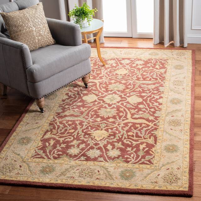 SAFAVIEH Handmade Antiquity Izora Traditional Oriental Wool Rug