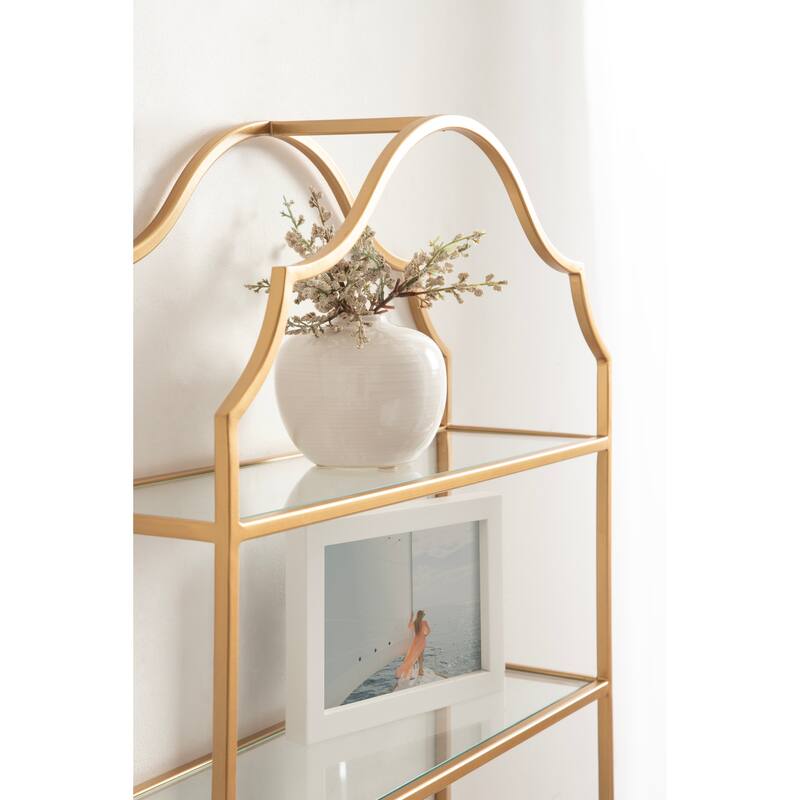 Kate and Laurel Leanna Tiered Wall Shelf