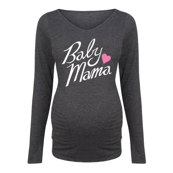 Shop Baby Mama Maternity Long Sleeve Tee Free Shipping On Orders Over 45 Overstock 20400205
