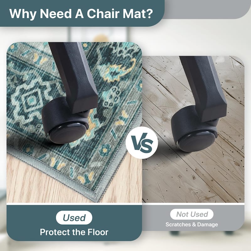 Mcow Low Pile Machine Washable Non-Slip Area Rug - 3'X4'