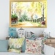 preview thumbnail 6 of 9, Designart 'Autumn Countryside Landscape In The Afternoon' Traditional Framed Art Print 20 In. Wide x 12 In. High - Gold