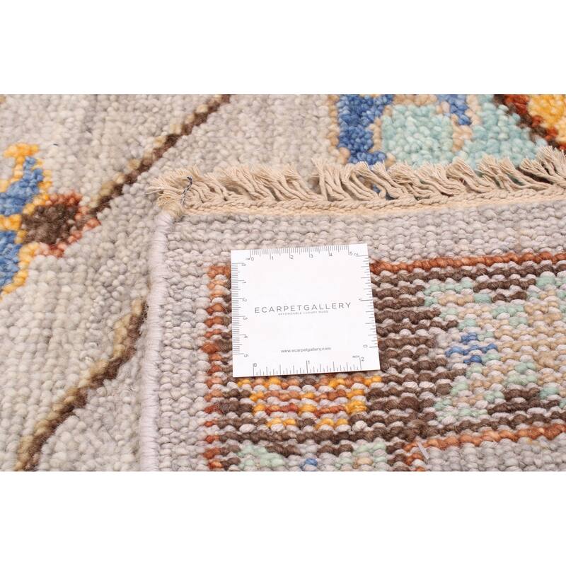 ECARPETGALLERY Hand-knotted Jules Serapi Light Grey Wool Rug - 8'3 x 9'11