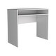 preview thumbnail 2 of 10, 35" Writing Desk with Storage Shelf, Durable Particle Board Office Desk