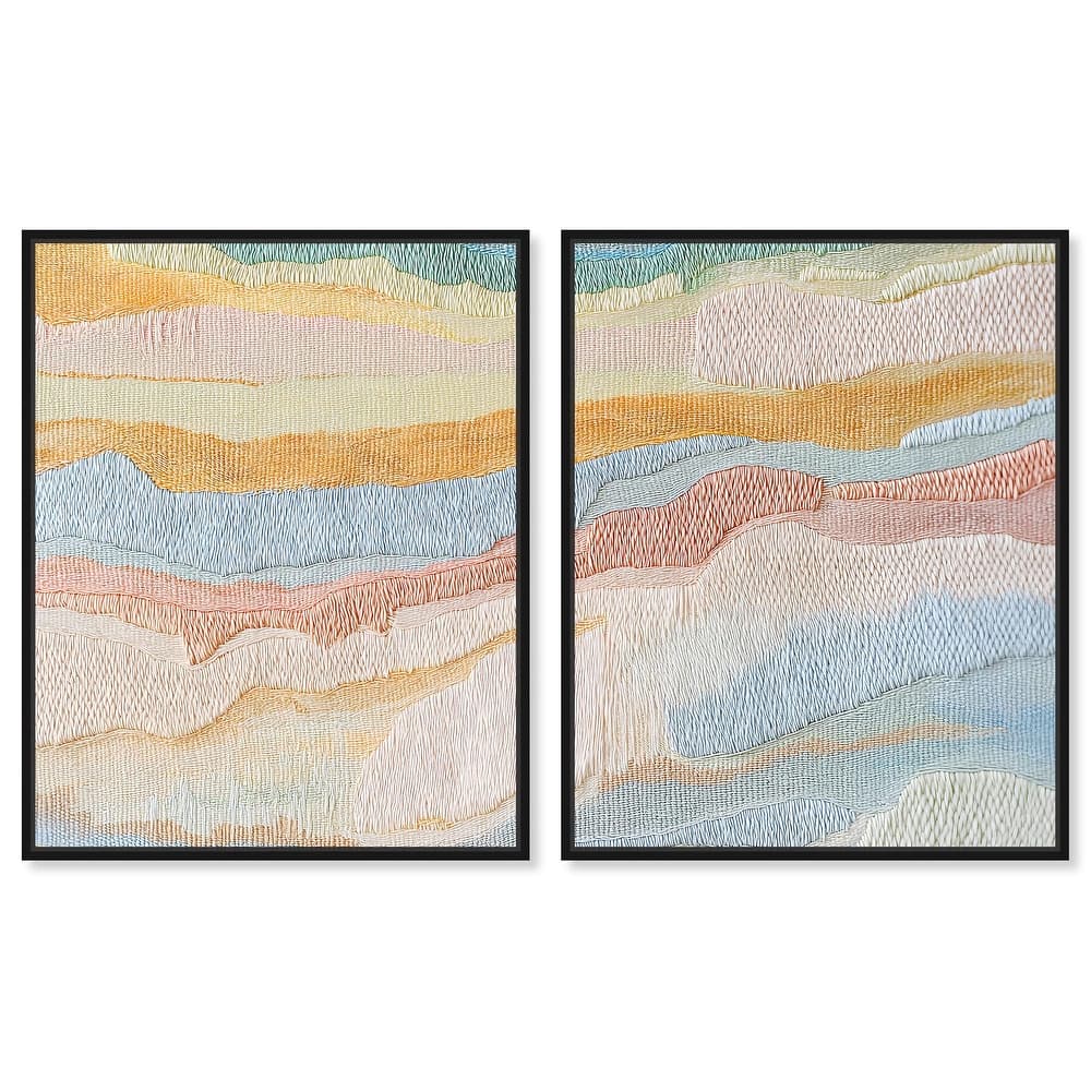 Morning Calm III Canvas Set of 2 by Art Remedy