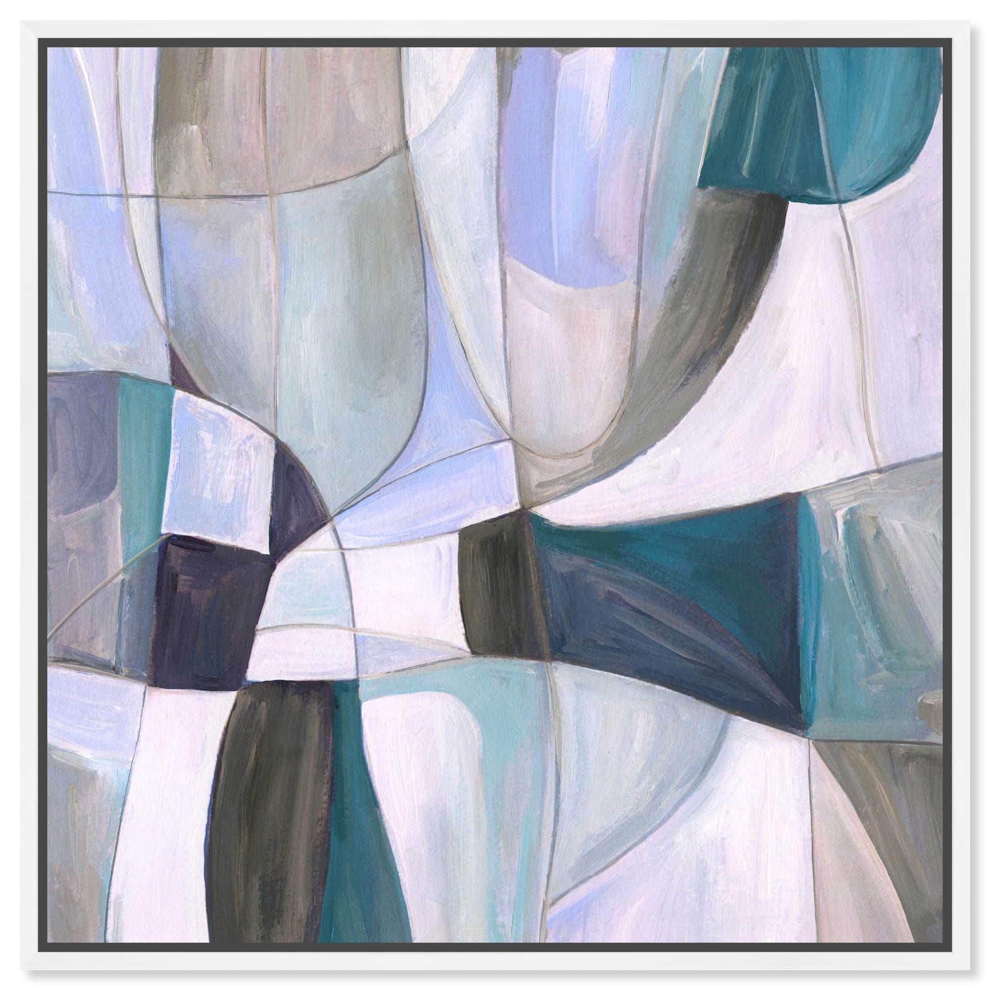 Blue Reverie II Office Wall Decor Canvas Print by Art Remedy