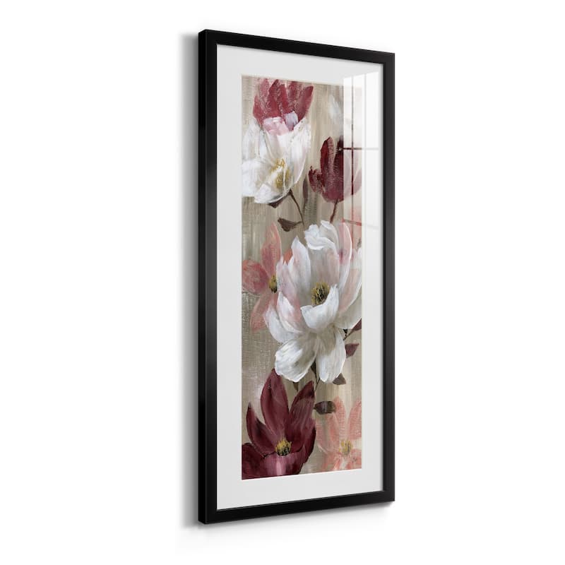 Fields of Burgundy Blush II-Premium Gallery Framed Print