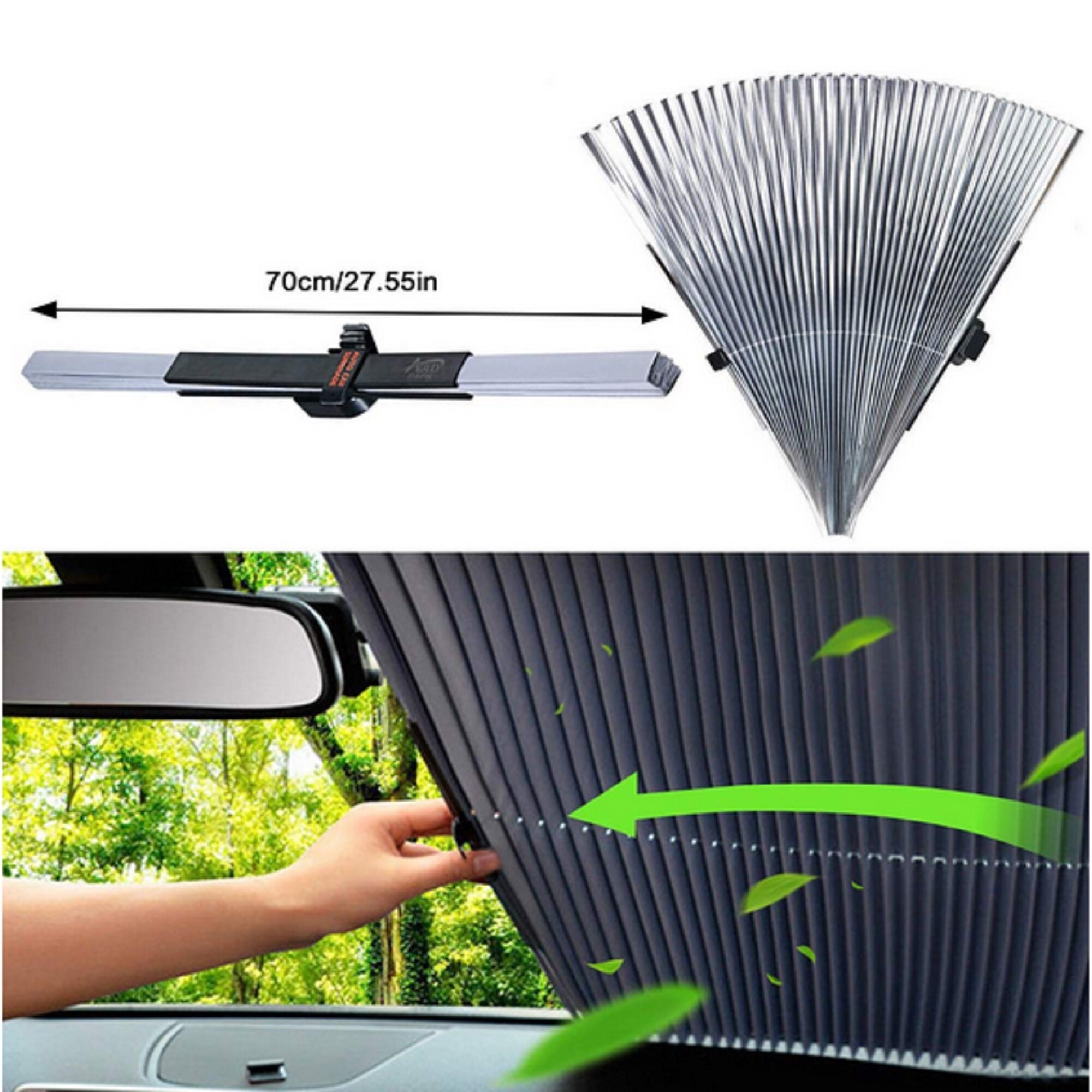 front window sun visor