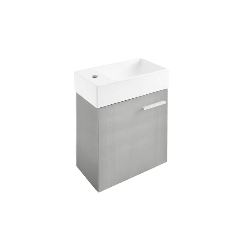 Swiss Madison Colmer 18" Single, One Cabinet, Bathroom Vanity