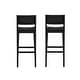 preview thumbnail 10 of 34, Linon Dahlia Armless Barstool Set of 2