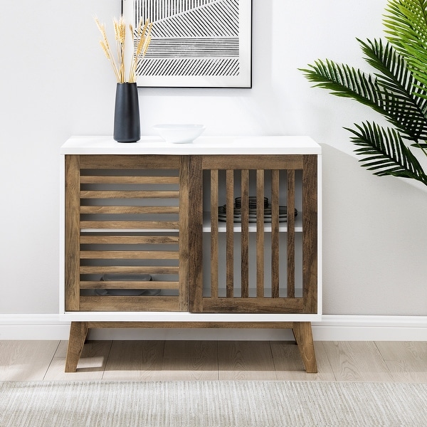Carson Carrington Saltor Slat Door Console. Opens flyout.