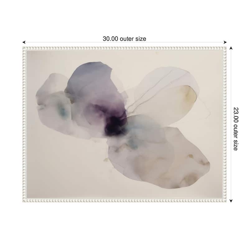 Kate and Laurel Quiet Calm II by Amy Lighthall Framed Canvas Wall Art Print