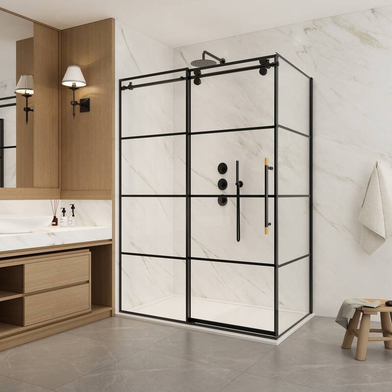 Losar Rectangle Single Sliding Framed Shower Enclosure