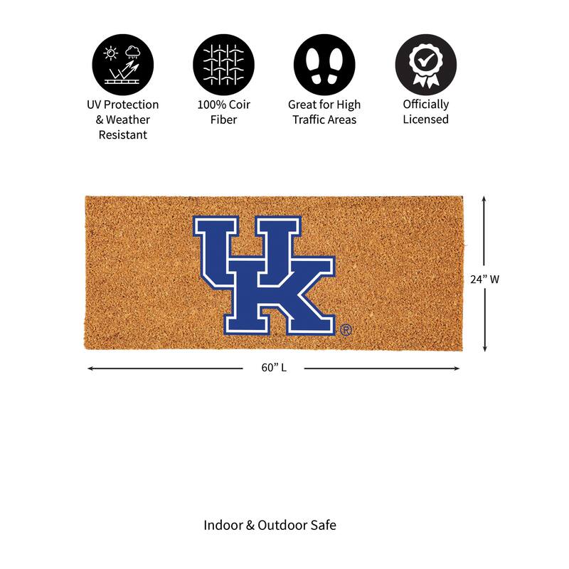 University of Kentucky Full Color Indoor/Outdoor Coir Mat