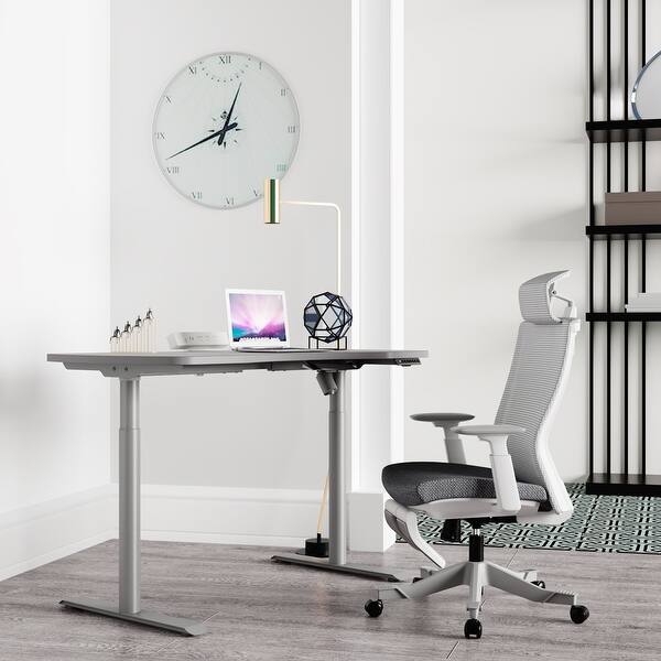 Ergonomic Reclining Mesh Office Chair With Headrest And Footrest Overstock 30983267