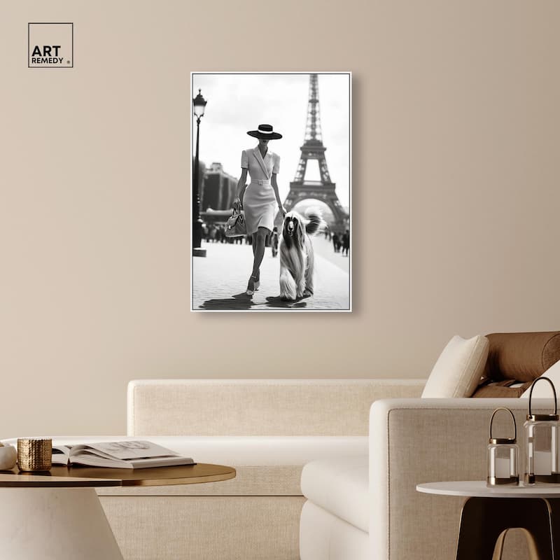 Fashionable Locks Noir Canvas by Art Remedy