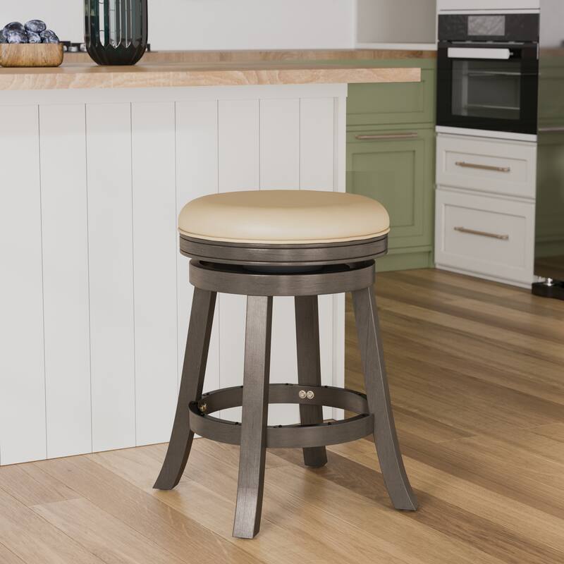 DTY Indoor Living Creede Backless Swivel Stool