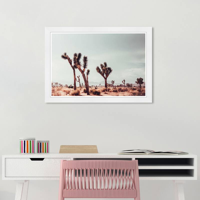 Wynwood Studio Prints Nature and Landscape Some Earth Tones II Brown and Light Blue Rustic Wall Art Canvas Print - White