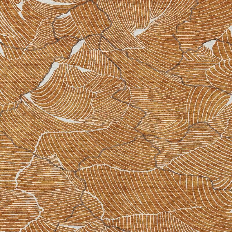 HomeRoots Abstract Transitional Rectangle Outdoor Rug