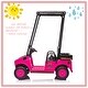 preview thumbnail 6 of 26, Ride-On Golf Cart for Kids, 12V Electric Car with Remote Control, Detachable Roof, Big Seat, Lights & Music, for Boys & Girls