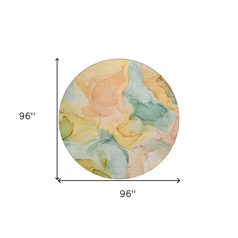 Dava Modern Art-Inspired Weather Resistant Timeless Fusion Outdoor Rug