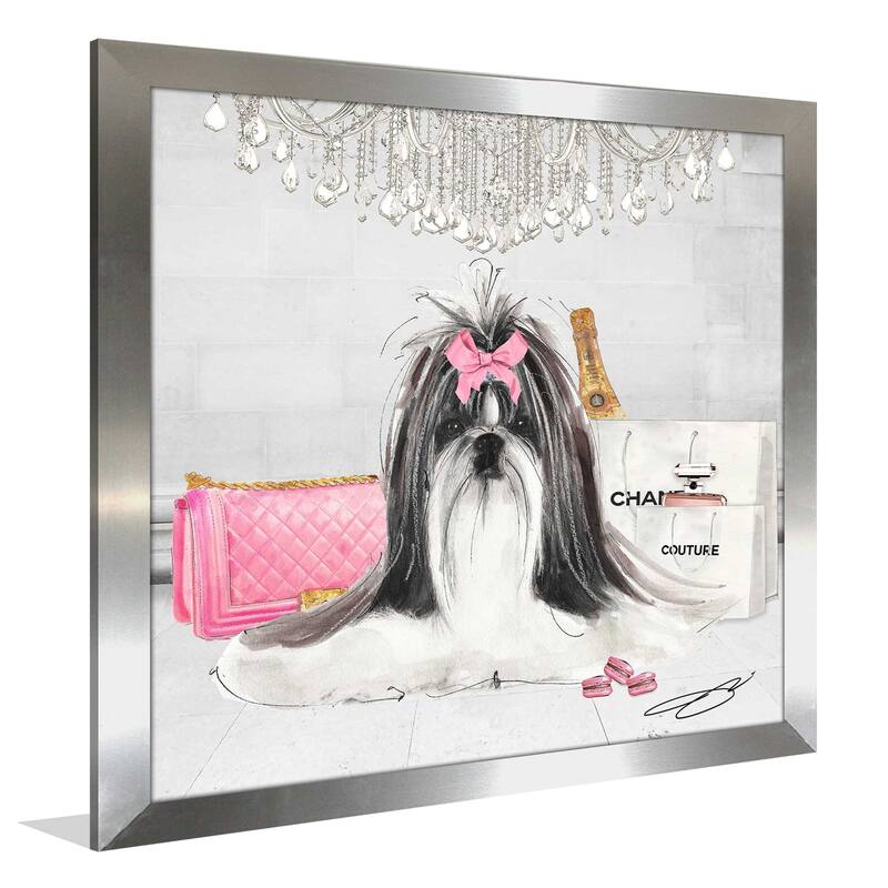 "Fashionista Shih Tzu" by Jodi Print on Acrylic