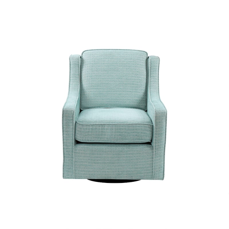 Madison Park Harris Upholstered Swivel Armchair