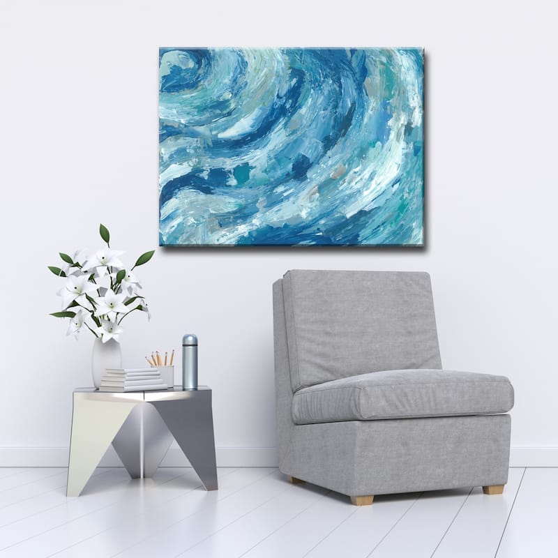 'Evening Ocean Swells' Canvas Art Print