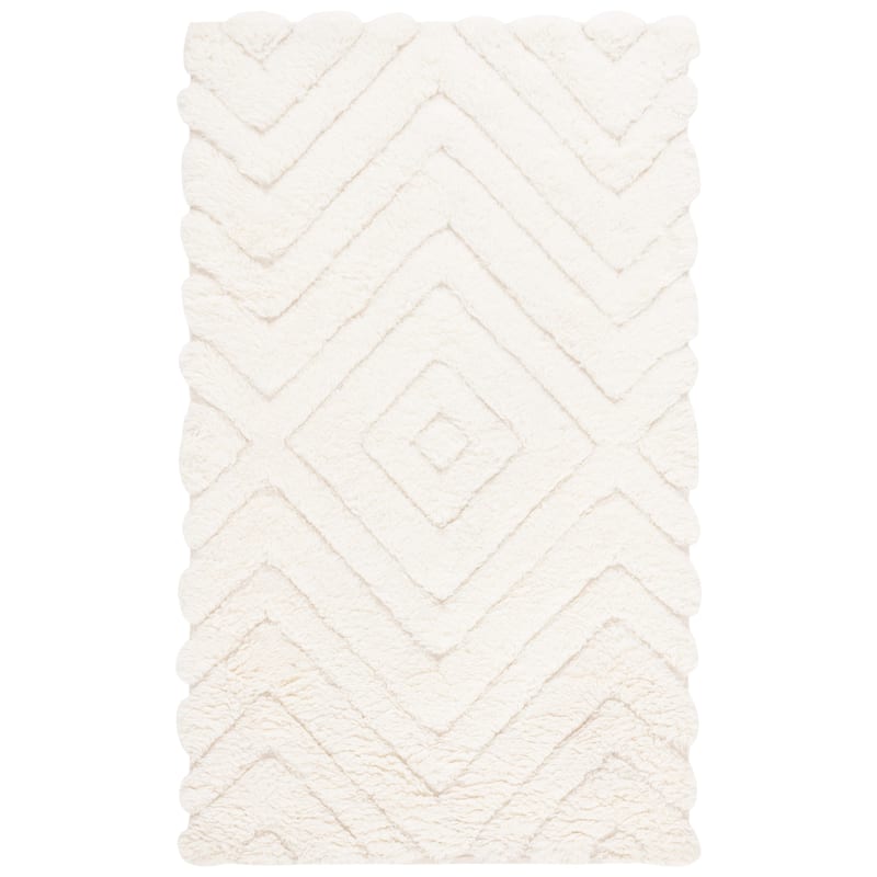 SAFAVIEH Handmade Casablanca Cove Shag Wool Rug