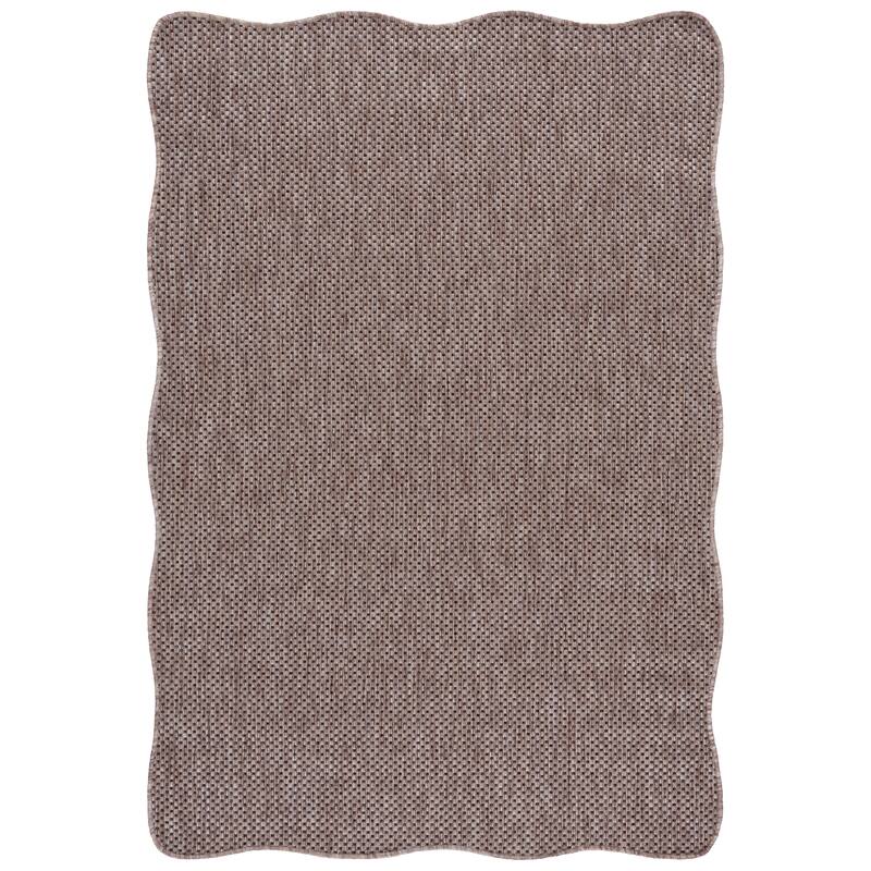 SAFAVIEH Courtyard Begajeta Indoor/Outdoor Waterproof Patio Backyard Rug.