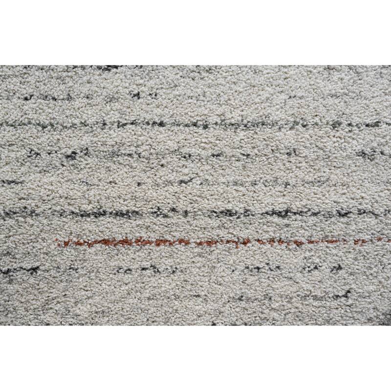 Lydia Ivory, Gold, Green, Rust, Gray and Charcoal Polypropylene Area Rug - 10' x 14'