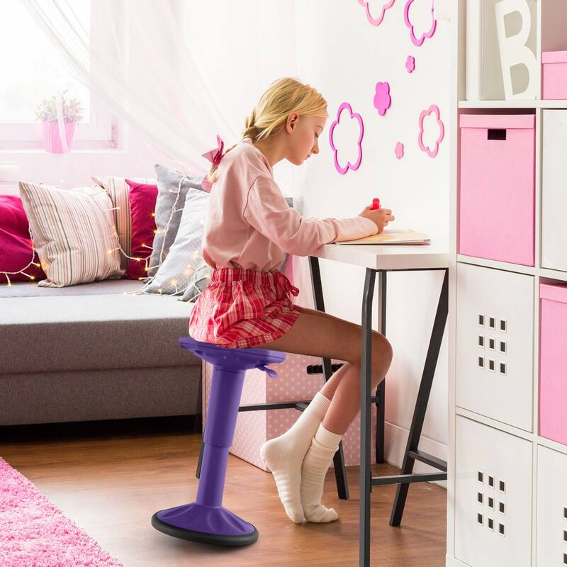 Adjustable Wobble Stool for Kids and Adults Ergonomic Active Sitting Chair with Non Slip Base