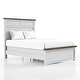 preview thumbnail 18 of 32, Furniture of America Althea Modern Farmhouse 2-Piece Wood Kids Panel Bed and Nightstand Set