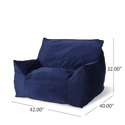 Bean Bag Chair with Armrests