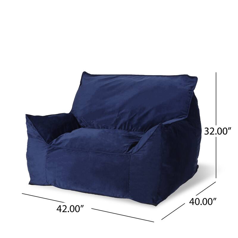 Comfortable Armrest Bean Bag Chair for Relaxation and Style